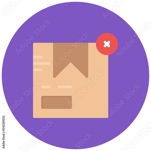 Order Canceled icon vector image. Can be used for Digital Retail.
