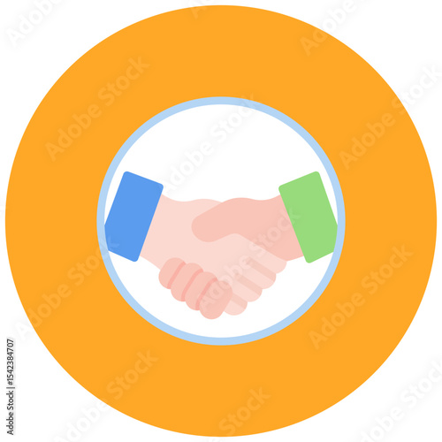 Partnership icon vector image. Can be used for Teamwork.