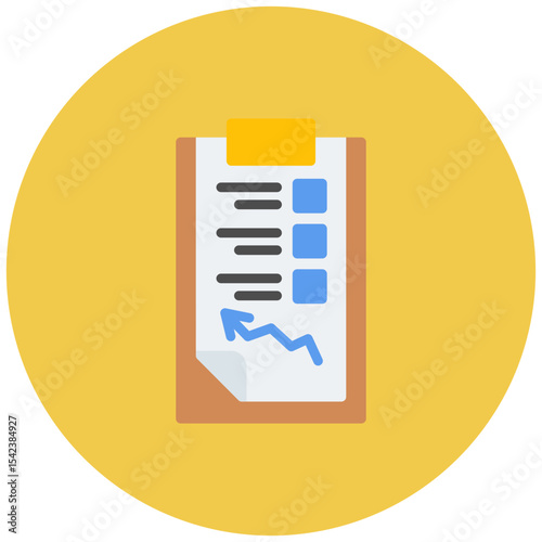 Progress Tracking icon vector image. Can be used for Project Assesment.
