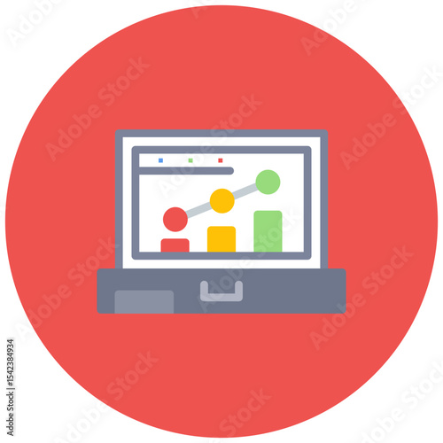 Project Dashboard icon vector image. Can be used for Project Assesment.