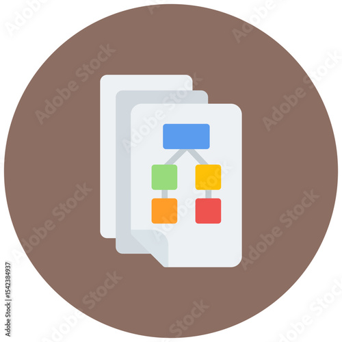 Project Documentation icon vector image. Can be used for Project Assesment.