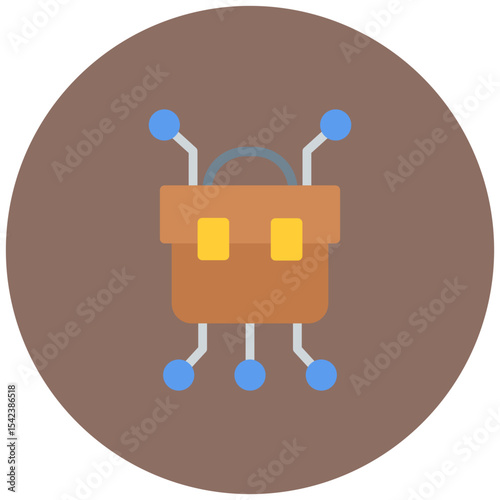 Business Intelligence icon vector image. Can be used for Survey.