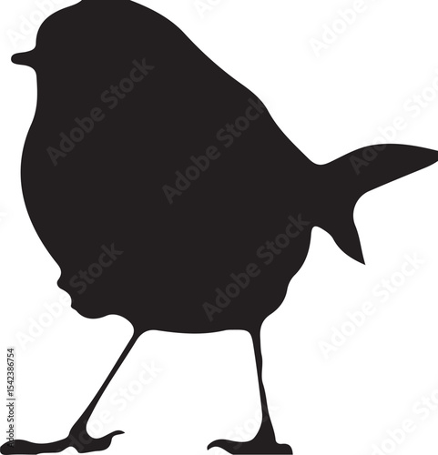 silhouette of a crow