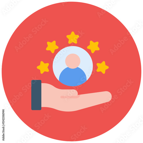 Customer Satisfaction icon vector image. Can be used for Business Performance.