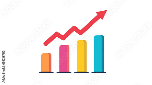 Growth chart bar graph trending up sales business financial analysis marketing report data visualization success 📈 isolated on transparent background Free Download Growth chart bar graph trending up sales business financial analysis marketing report data visualization success 📈 isolated on transparent background - GFXLoad