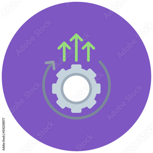 Output Rate icon vector image. Can be used for Mass Production.