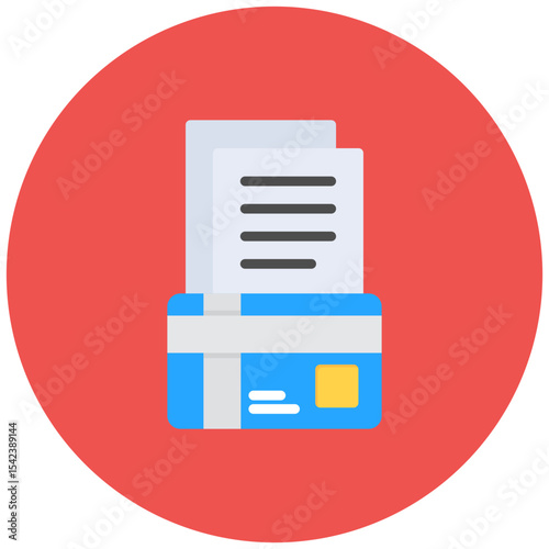 Credit History icon vector image. Can be used for Loan.