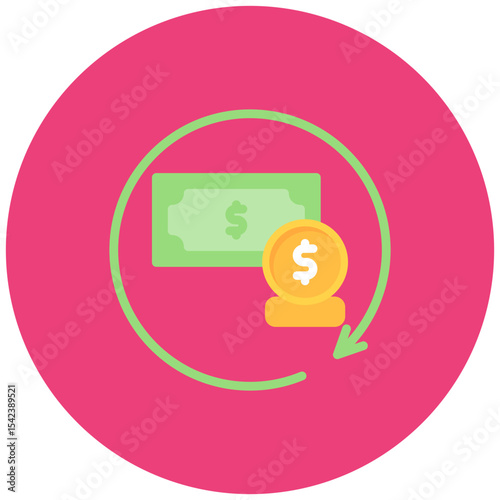 Loan Renewal icon vector image. Can be used for Loan.