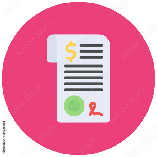 Loan Verification icon vector image. Can be used for Loan.