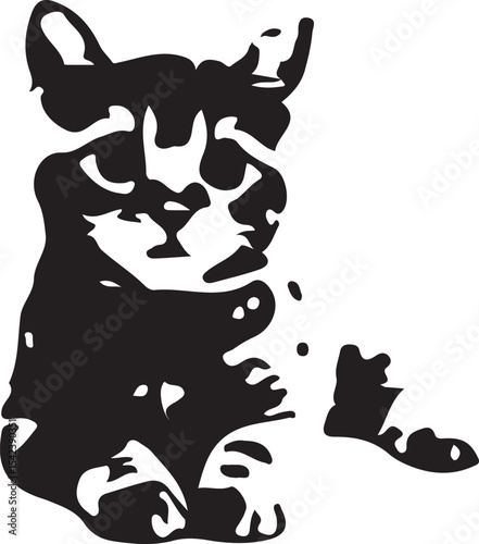 black cat silhouette