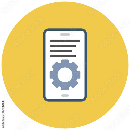 Mobile Work icon vector image. Can be used for Remote Working.