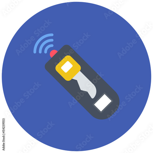 Remote Access Key icon vector image. Can be used for Remote Working.