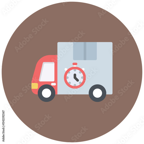 Expedited Shipping icon vector image. Can be used for Order Fulfilment.