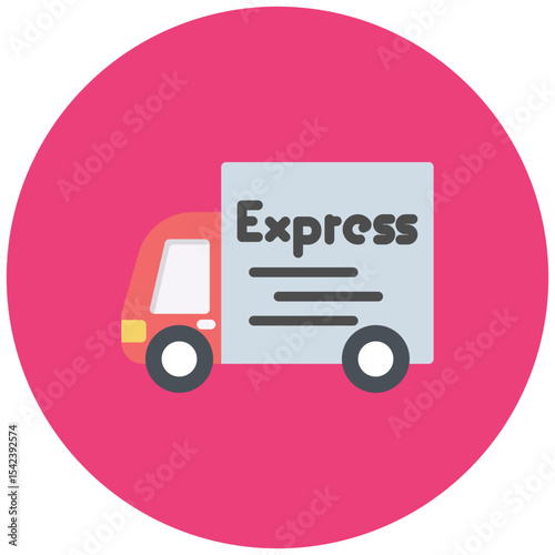 Express Delivery icon vector image. Can be used for Order Fulfilment.