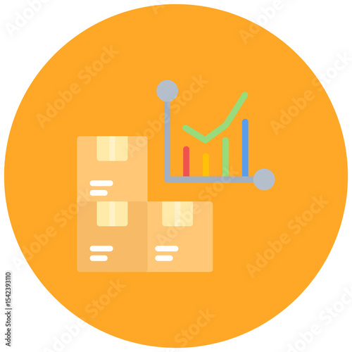 Stock Levels icon vector image. Can be used for Order Fulfilment.