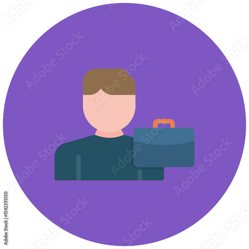 Candidate Journey icon vector image. Can be used for Headhunting.
