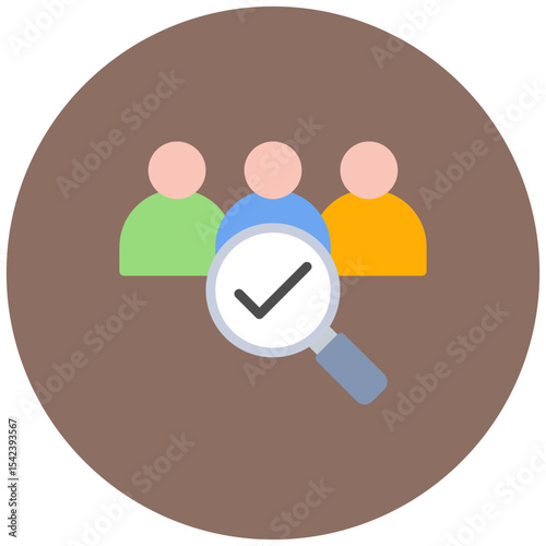 Hiring Process icon vector image. Can be used for Headhunting.