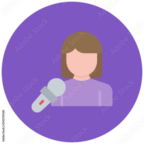 Interviewee icon vector image. Can be used for Headhunting.