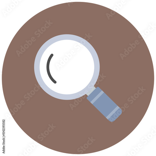 Magnifying Glass icon vector image. Can be used for Headhunting.