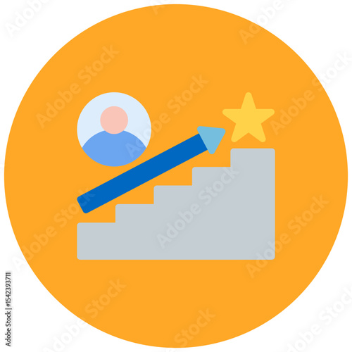Succession Planning icon vector image. Can be used for Headhunting.