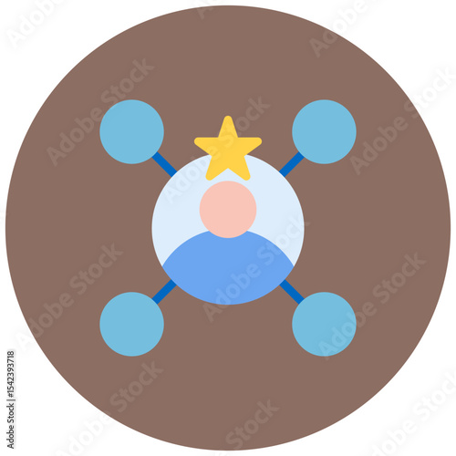 Talent Pool icon vector image. Can be used for Headhunting.