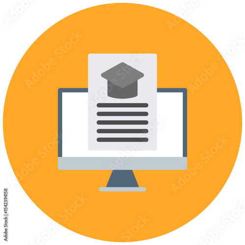 Educational Programs icon vector image. Can be used for Daycare.