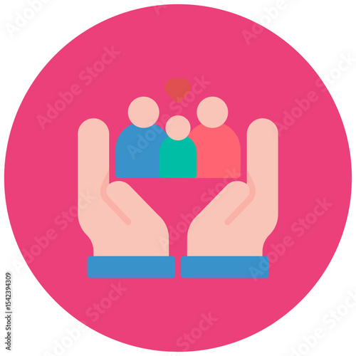 Parent Involvement icon vector image. Can be used for Daycare.