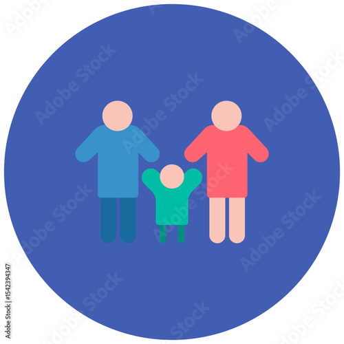 Parent Pickup icon vector image. Can be used for Daycare.