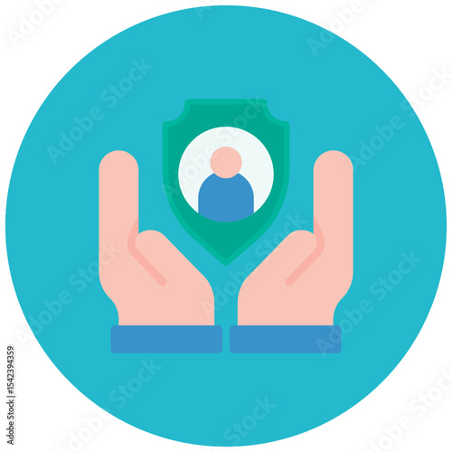 Safety Measures icon vector image. Can be used for Daycare.