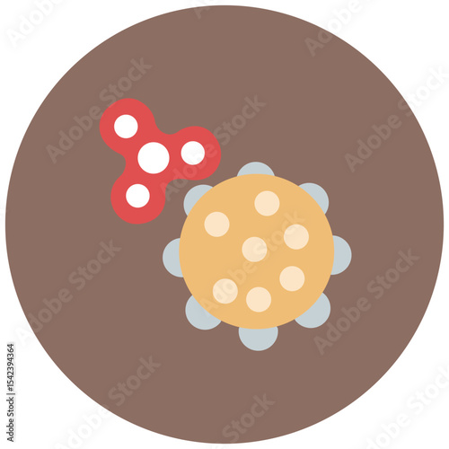 Sensory Play icon vector image. Can be used for Daycare.