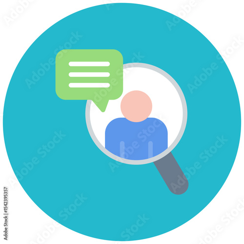 References icon vector image. Can be used for Curriculum Vitae.