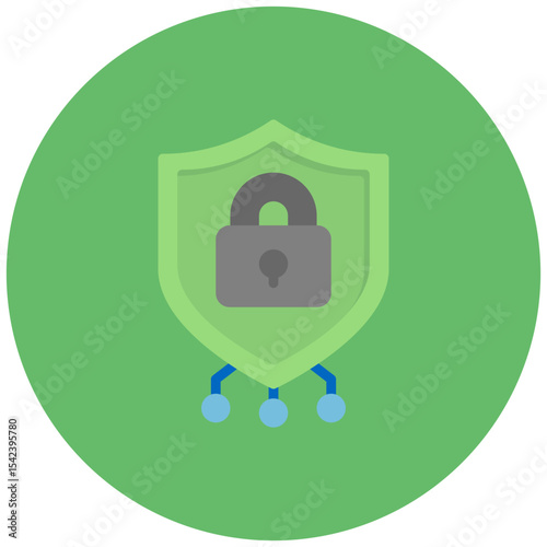 Cybersecurity icon vector image. Can be used for Professional Services.