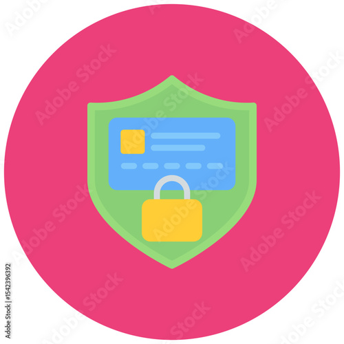 Fraud Protection icon vector image. Can be used for Safe Payment.