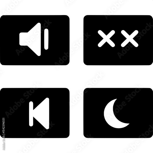 Silent icon set