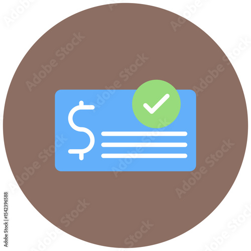 Verified Payment icon vector image. Can be used for Safe Payment.