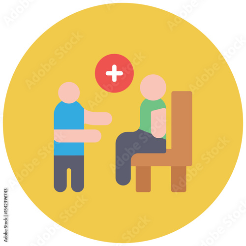 Hygiene Assistance icon vector image. Can be used for Elderly Care.