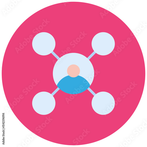 Social Interaction icon vector image. Can be used for Elderly Care.