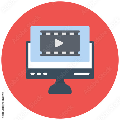 Animation icon vector image. Can be used for Movie Genres.