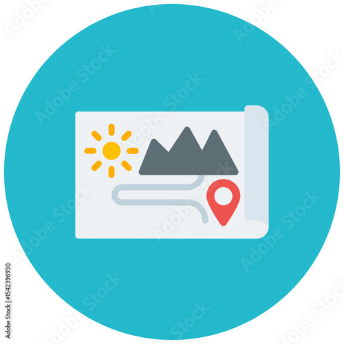 Adventure icon vector image. Can be used for Movie Genres.