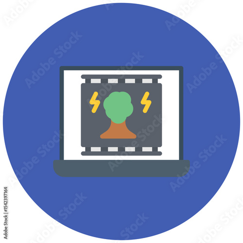 Documentary icon vector image. Can be used for Movie Genres.