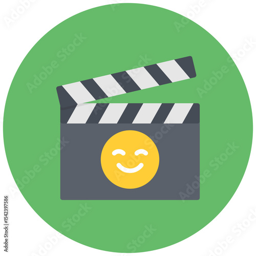 Romantic Comedy icon vector image. Can be used for Movie Genres.