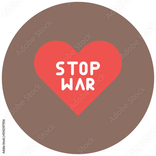 War Romance icon vector image. Can be used for Movie Genres.