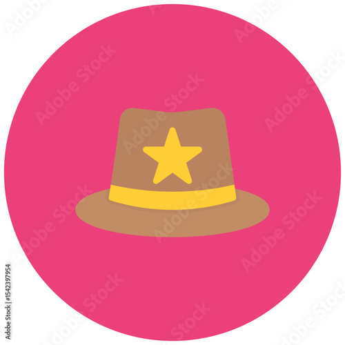 Western icon vector image. Can be used for Movie Genres.
