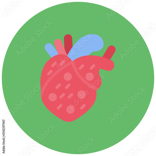 Atherosclerosis icon vector image. Can be used for Cardiology.