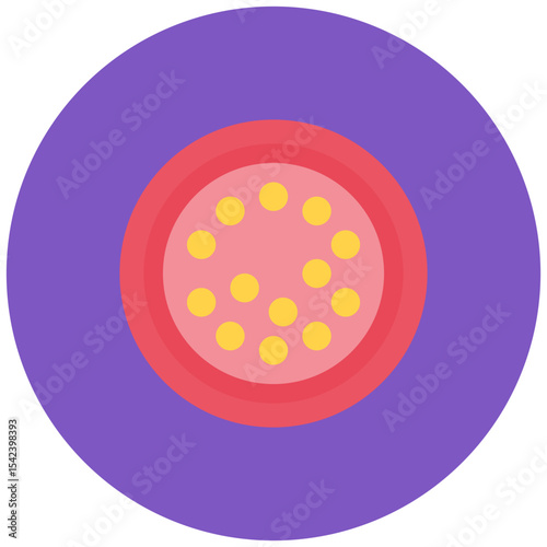 Cholesterol icon vector image. Can be used for Cardiology.