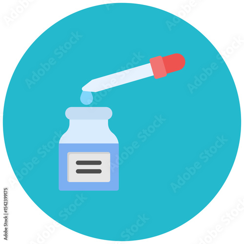 Chemical Dosage icon vector image. Can be used for Water Treatment.