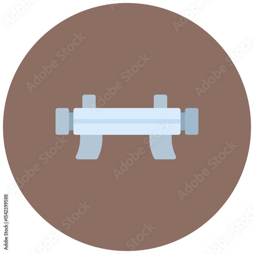 UV Disinfection icon vector image. Can be used for Water Treatment.