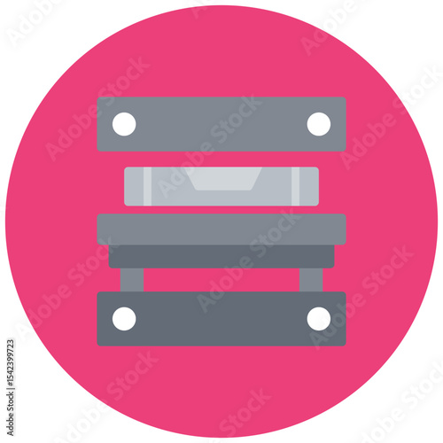 Automatic Bed Leveling icon vector image. Can be used for Additive Maufacturing.