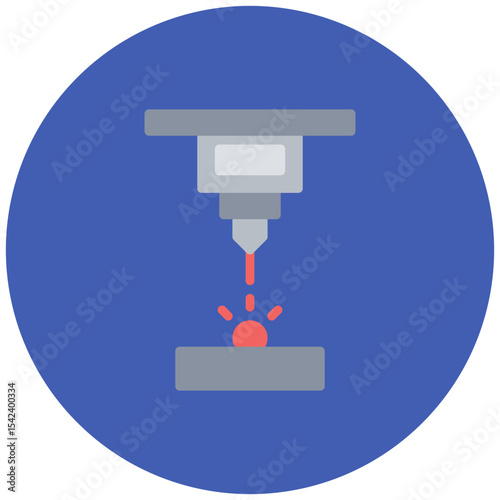 Powder Bed icon vector image. Can be used for Additive Maufacturing.