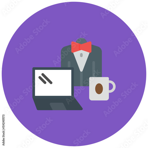 Company Swag icon vector image. Can be used for Job Fair.